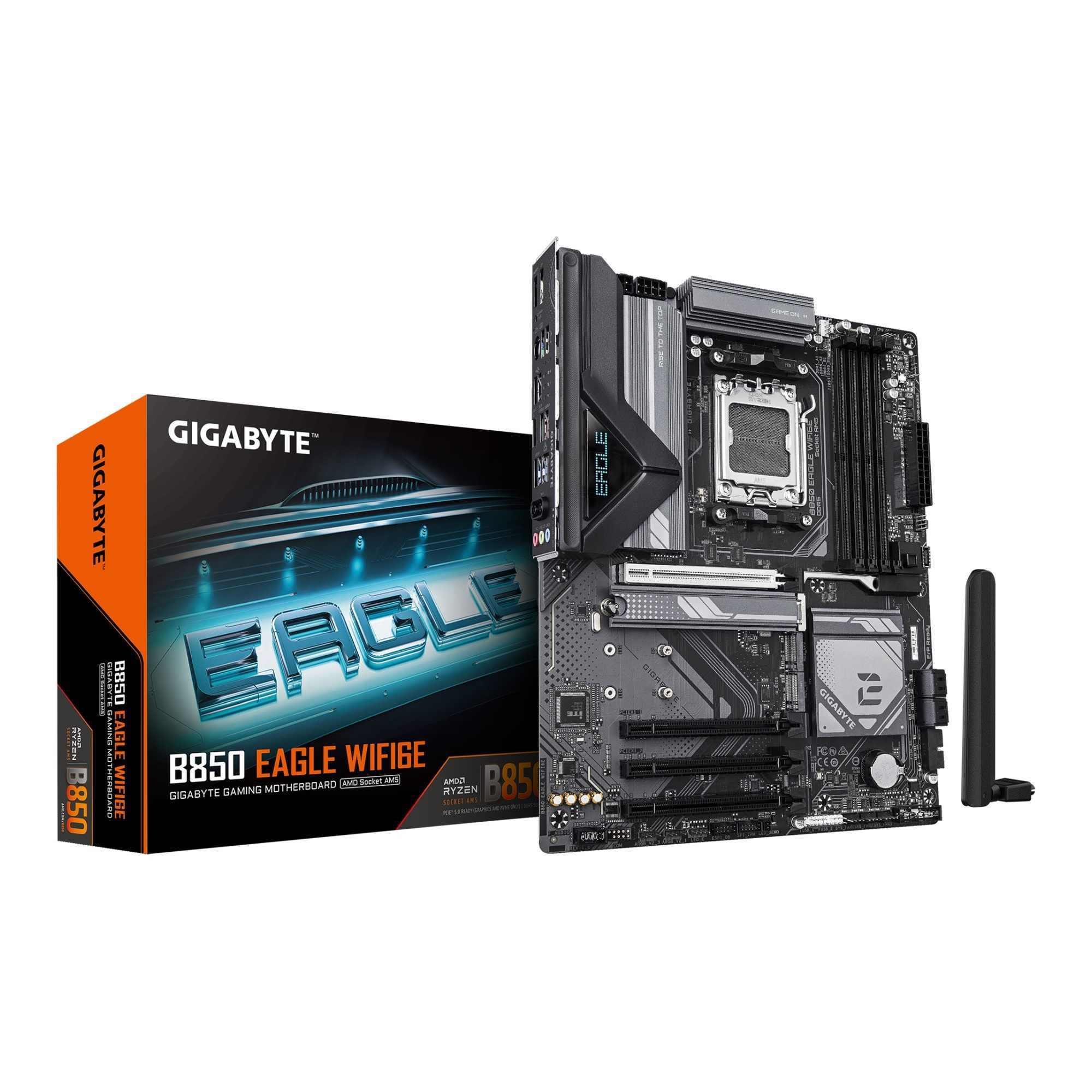 Płyta Gigabyte B850 EAGLE WIFI6E /AMD B850/DDR5/SATA3/M.2/USB3.1/PCIe5.0/WiFi/BT/AM5/ATX - obrazek 4