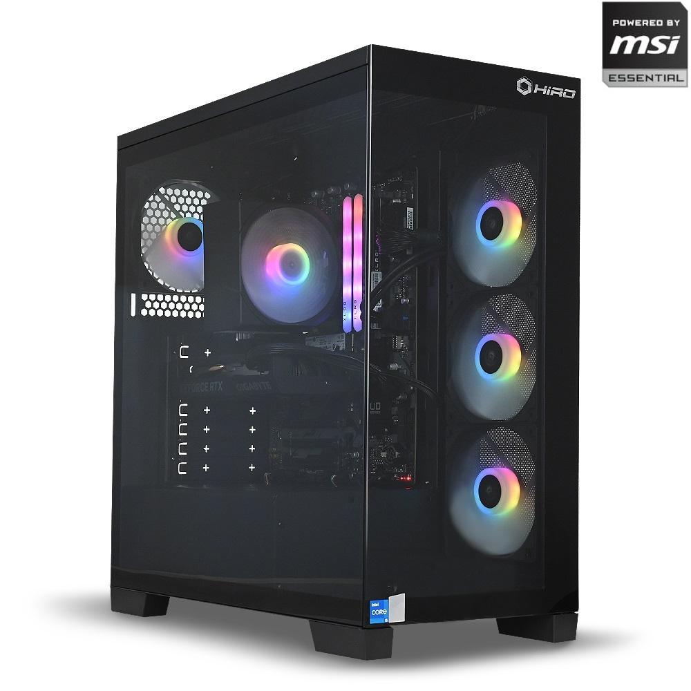Komputer HIRO Aurora Power by MSI i7 14700F, RTX 5070TI 16 GB, 32GB RAM, 2TB SSD, WIFI, W11H