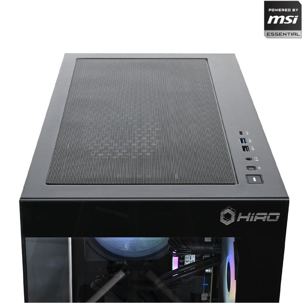 Komputer HIRO Aurora Power by MSI i7 14700F, RTX 5070TI 16 GB, 32GB RAM, 2TB SSD, WIFI, W11H - obrazek 6
