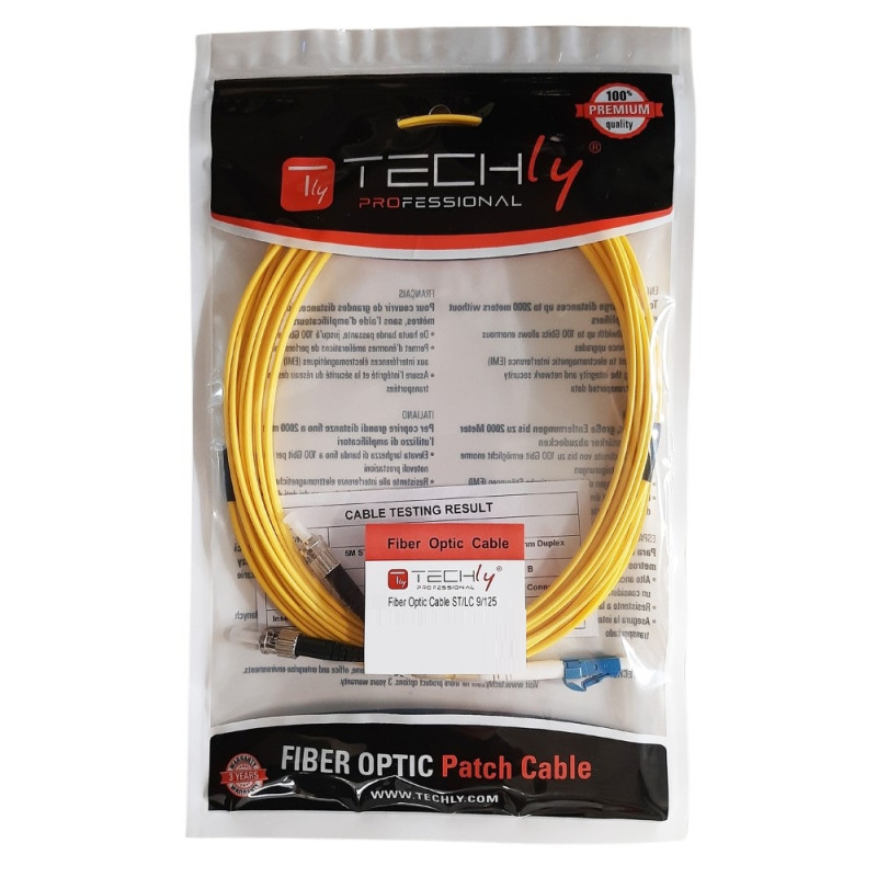 Patchcord światłowodowy OS2 9/125 SM ST-LC Duplex 3m - obrazek 4