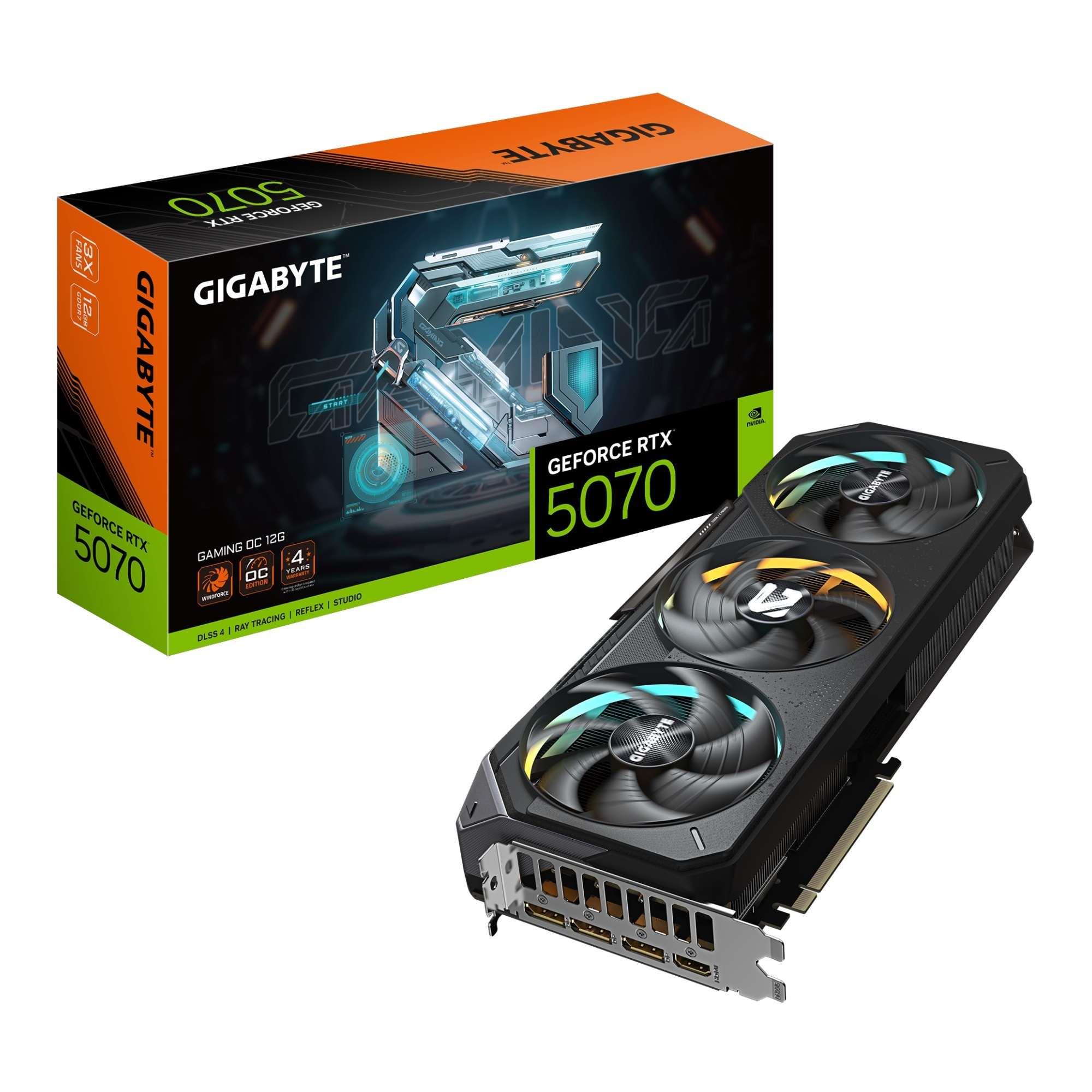 Karta VGA Gigabyte GeForce RTX 5070 GAMING OC 12G 12GB GDDR7 192bit HDMI+3xDP PCIe5.0 - obrazek 10