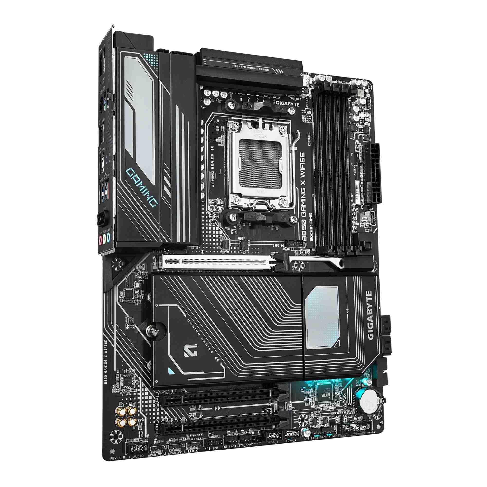 Płyta Gigabyte B850 GAMING X WIFI6E /AMD B850/DDR5/SATA3/M.2/USB3.2/PCIe5.0/WiFi/BT/AM5/ATX - obrazek 2