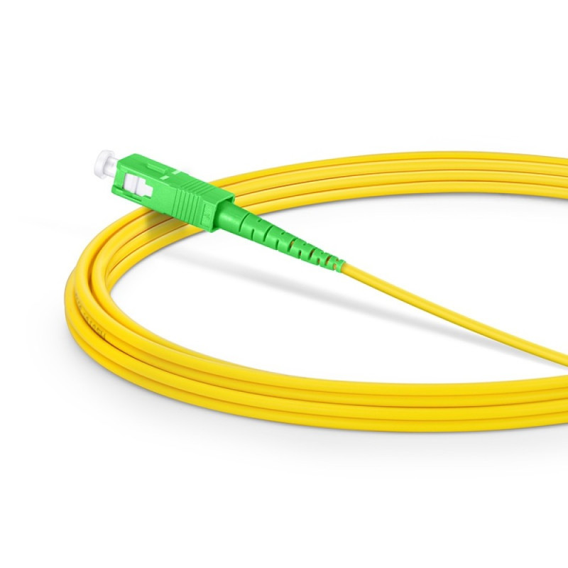 Patchcord światłowodowy OS2 9/125 SM SC/APC-SC/APC Simplex 5m - obrazek 4