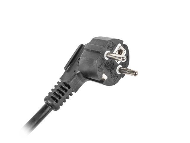 Listwa zasilająca Lanberg Rack PDU 19"1U 16A 6x 230V Schuko 2m Czarna - obrazek 4