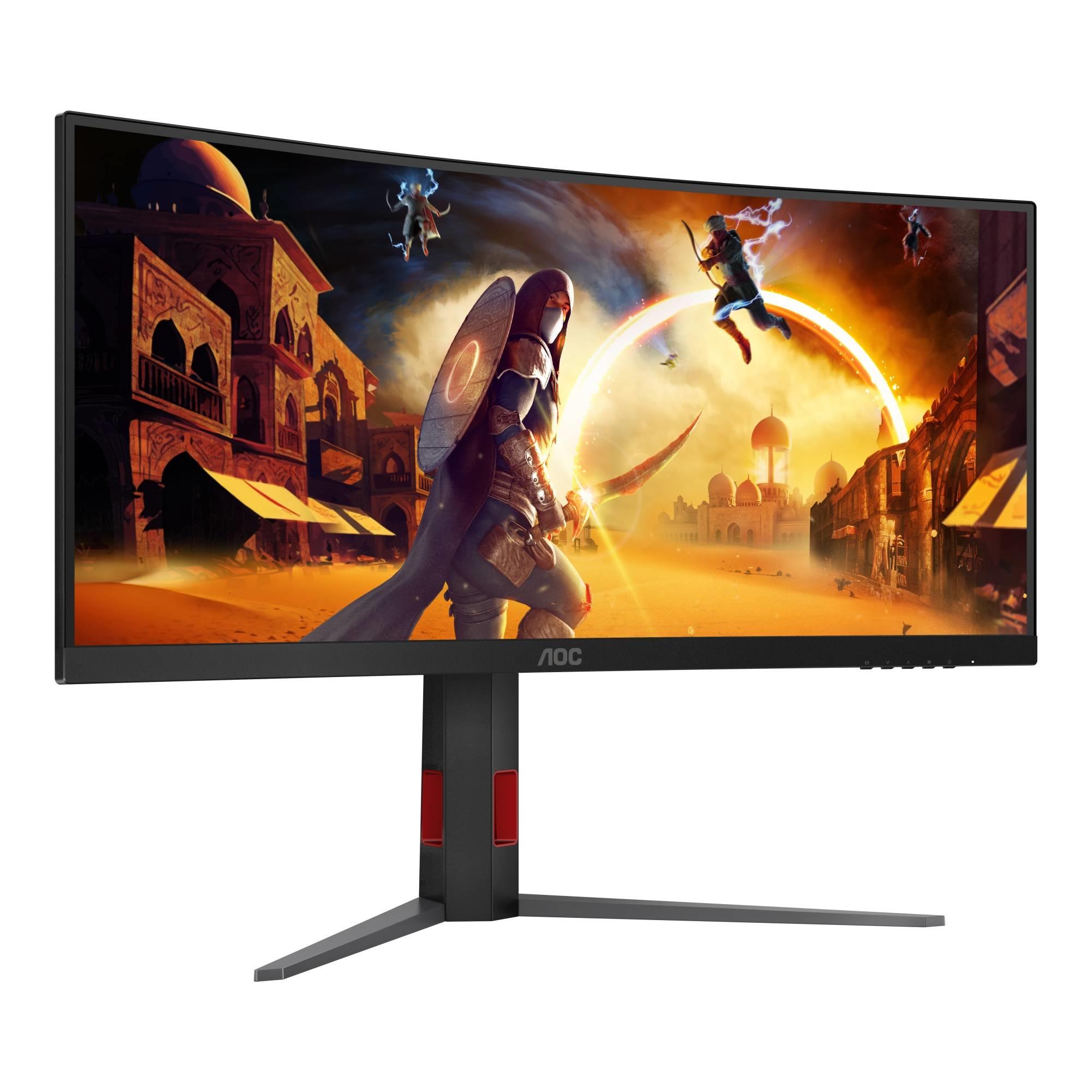 Monitor AOC 34" CU34G4Z Fast VA WQHD 240Hz 2xHDMI DP HUB - obrazek 2