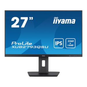 Monitor iiyama 27" ProLite XUB2793QSU-B7 IPS QHD 100Hz HDMI DP HUB głośniki