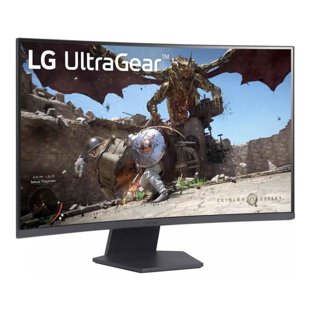 Monitor LG 31,5" UltraGear 32GS60QC-B VA WQHD 180Hz 2xHDMI DP - obrazek 2