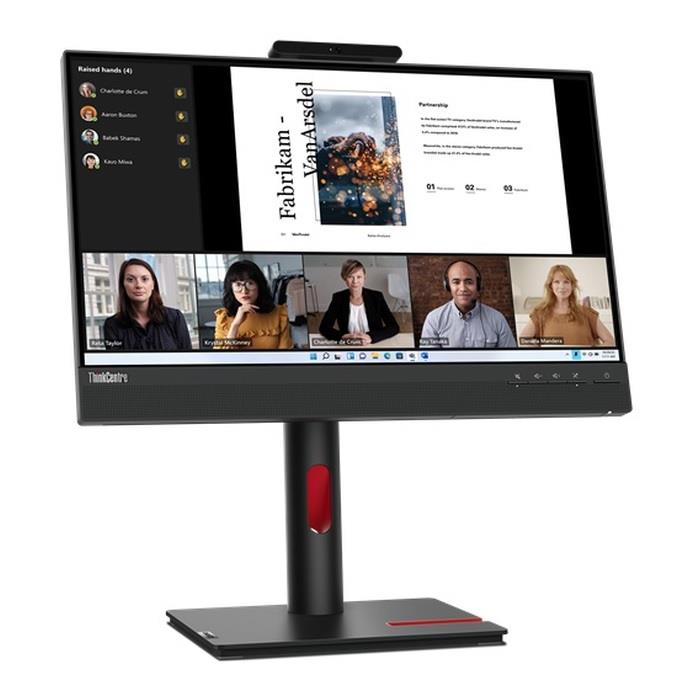 Monitor Lenovo 21,5" ThinkCentre Tiny-In-One 22 Gen 5 (12N8GAT1EU) IPS FHD 60Hz HDMI DP HUB głośniki - obrazek 3