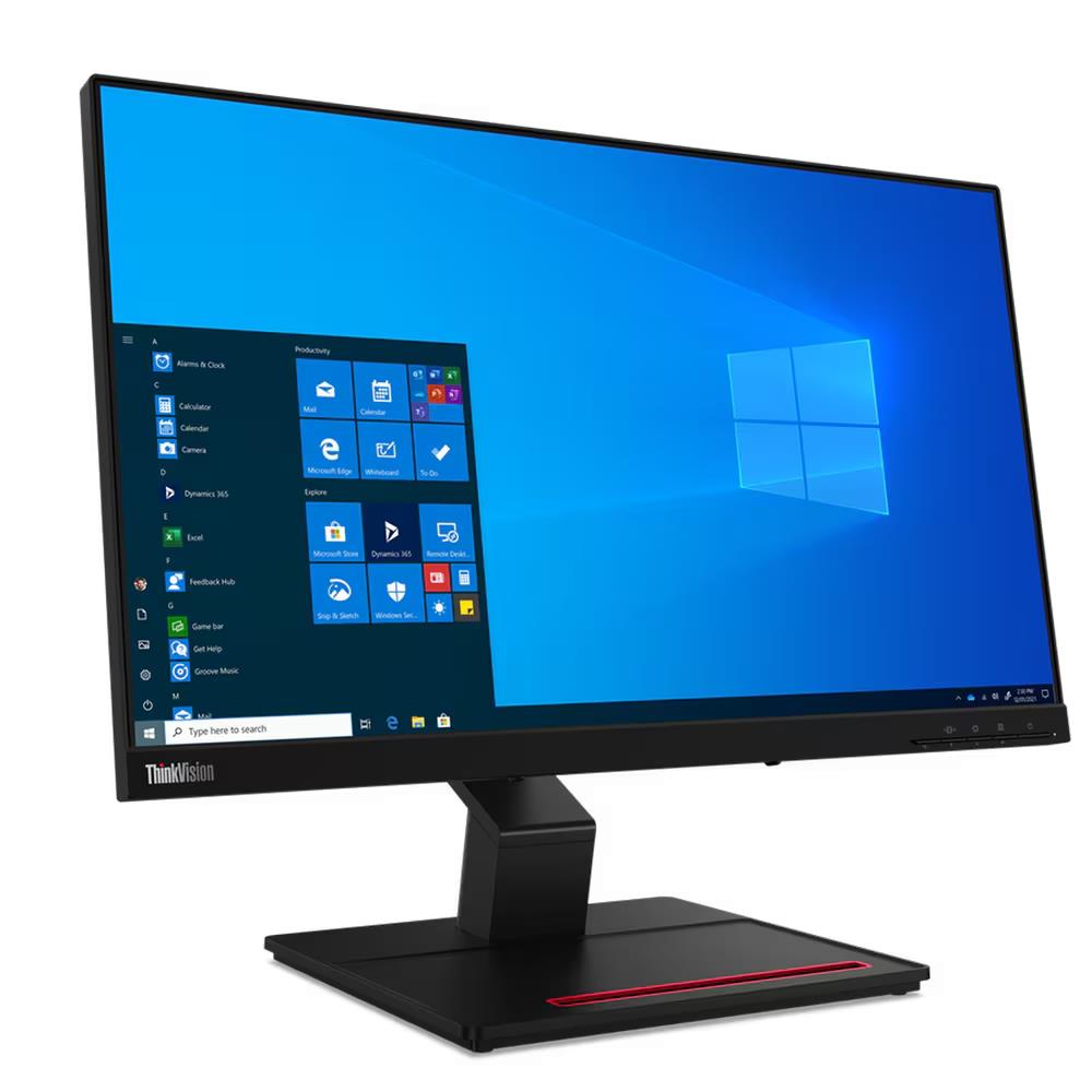 Monitor Lenovo 23,8" ThinkVision T24t-20 (62C5GAT1EU) IPS FHD 60Hz HDMI DP USB-C HUB - obrazek 2