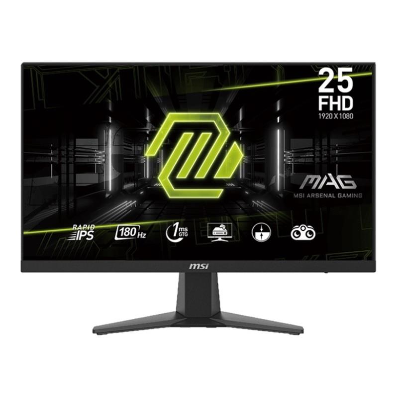 Monitor MSI 24,5" MAG 256F Rapid IPS FHD 180Hz 2xHDMI DP