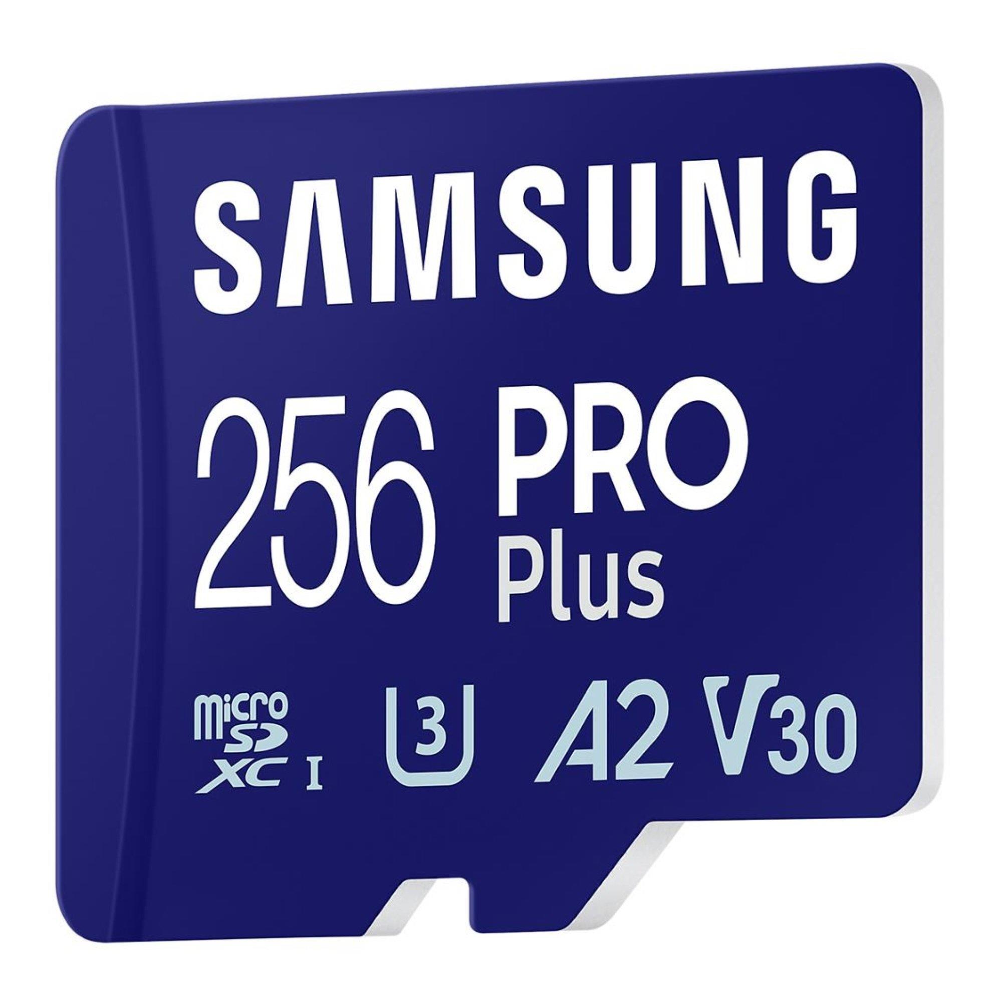 Karta pamięci Samsung PRO Plus (2023) microSDXC 256GB (180/130 MB/s) U3 A2 V30 + adapter - obrazek 3