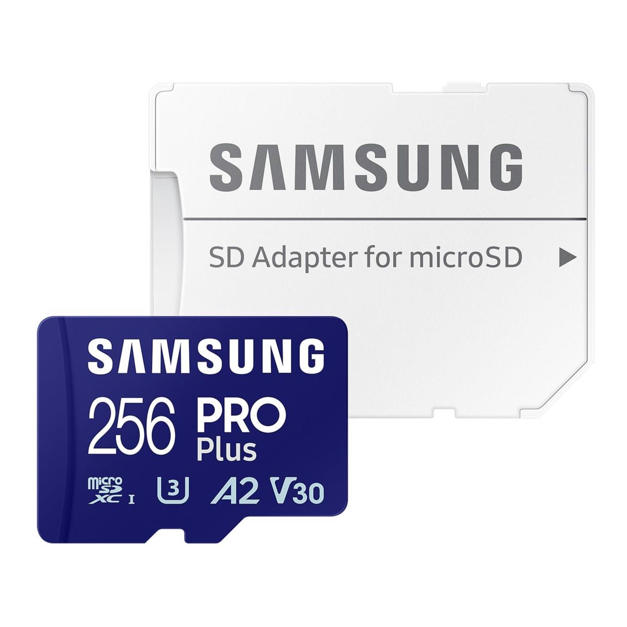Karta pamięci Samsung PRO Plus (2023) microSDXC 256GB (180/130 MB/s) U3 A2 V30 + adapter - obrazek 4