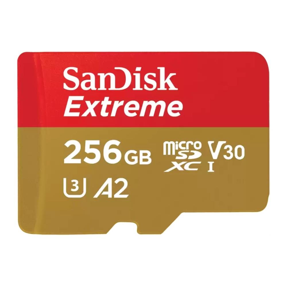 Karta pamięci microSDXC SanDisk Extreme 256GB 190/130MB/s A2 V30 UHS-I U3