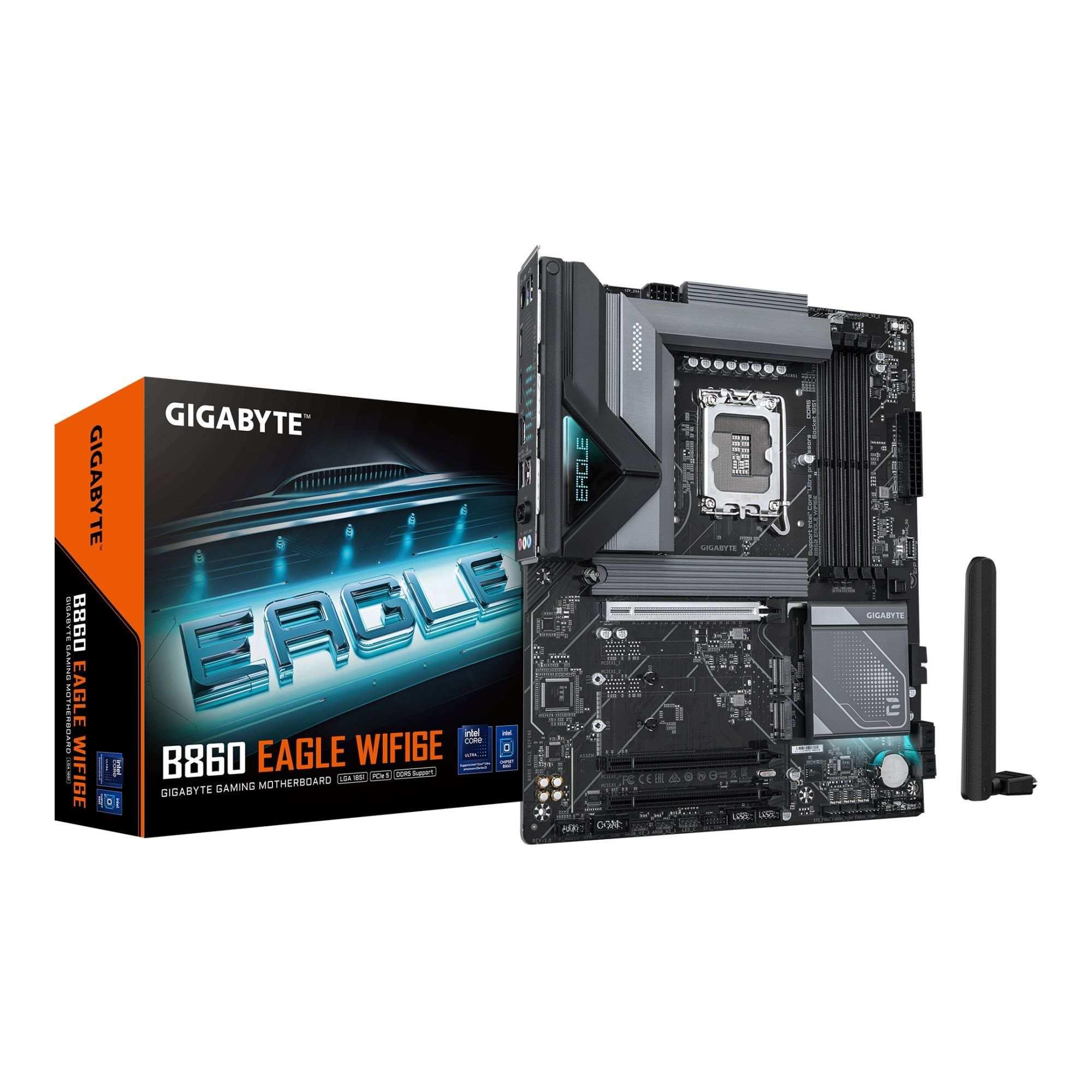 Płyta Gigabyte B860 EAGLE WIFI6E /B860/DDR5/SATA3/M.2/USB3.2/WiFi/BT/PCIe5.0/s.1851/ATX - obrazek 4