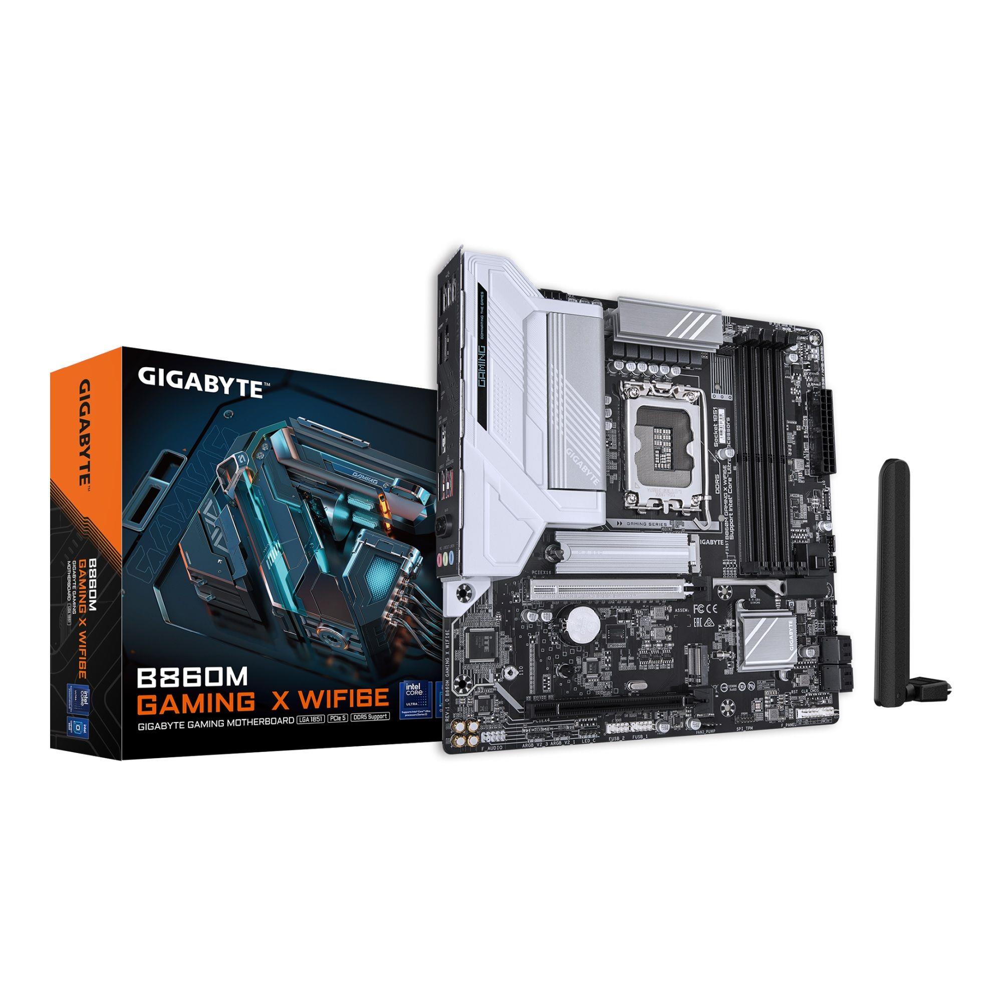 Płyta Gigabyte B860M GAMING X WIFI6E /B860/DDR5/SATA3/M.2/USB4/WiFi/BT/PCIe5.0/s.1851/M-ATX - obrazek 4