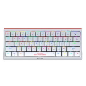 Klawiatura przewodowa Marvo Hecate 61R WH TKL 60% Mechaniczna Gaming RGB