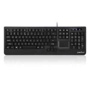 Klawiatura przewodowa Perixx PERIBOARD-513 II + touchpad czarna