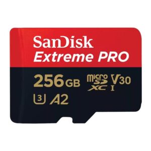 Karta pamięci microSDXC SanDisk Extreme Pro 256GB 200/140MB/s A2 V30 UHS-I U3