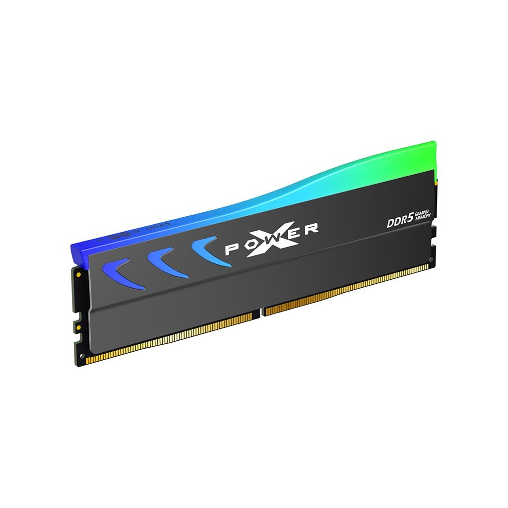 Pamięć DDR5 Silicon Power XPOWER Storm RGB Gaming 16GB (1x16GB) 6000MHz CL36 1.35V UDIMM Gray - obrazek 2