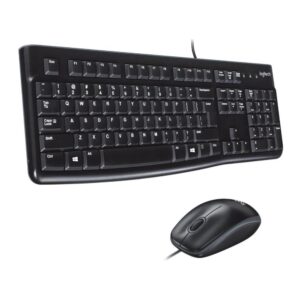 Zestaw przewodowy klawiatura + mysz Logitech Desktop MK120 N US czarny