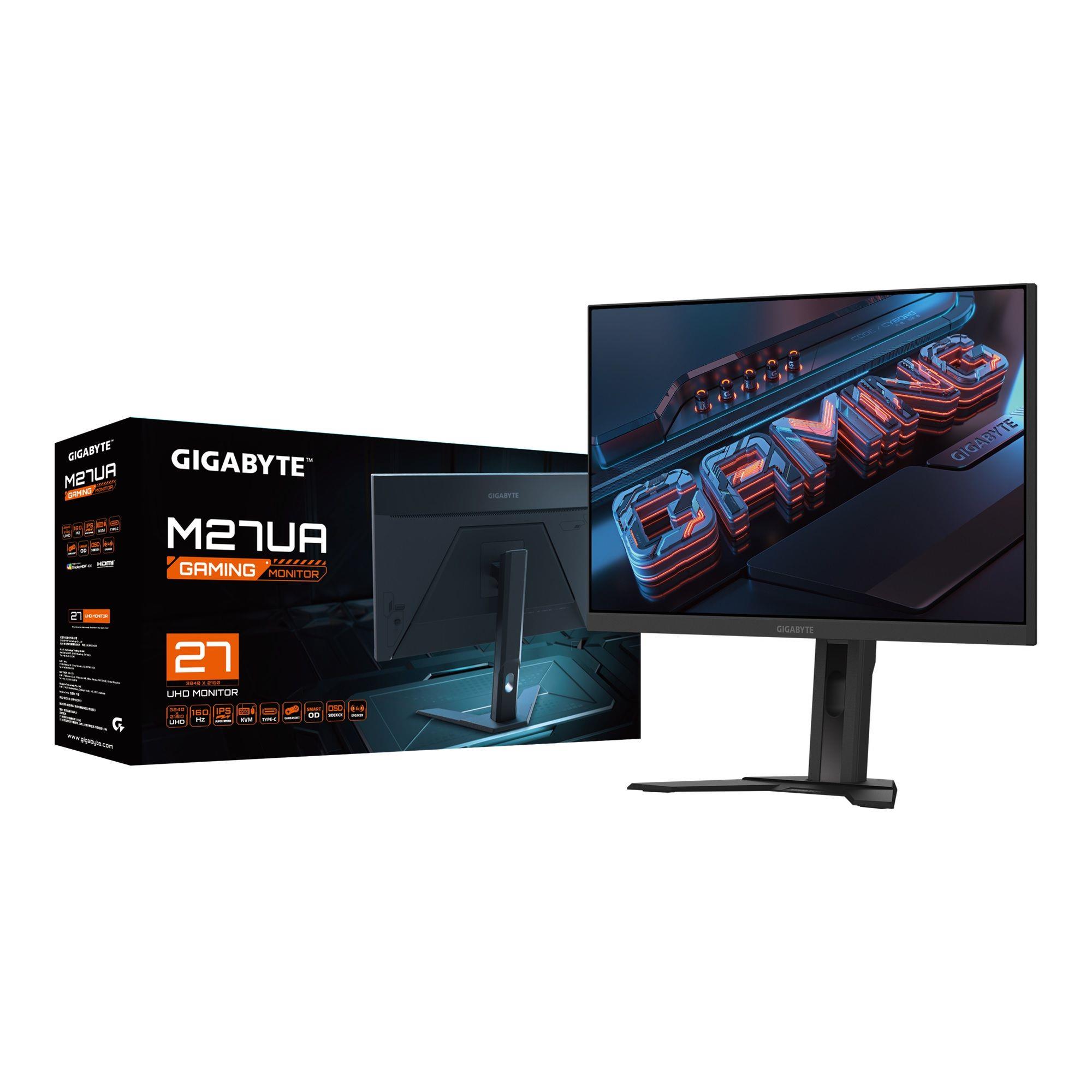Monitor Gigabyte 27" M27UA IPS 4K UHD 160Hz 2xHDMI DP HUB głośniki - obrazek 6