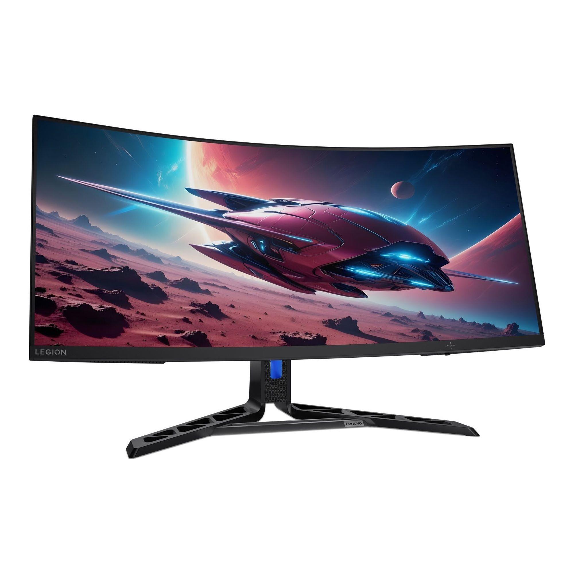 Monitor Lenovo 34" Legion R34w-30 (67C7GACBEU) VA UWQHD 180Hz 2xHDMI DP głośniki - obrazek 2