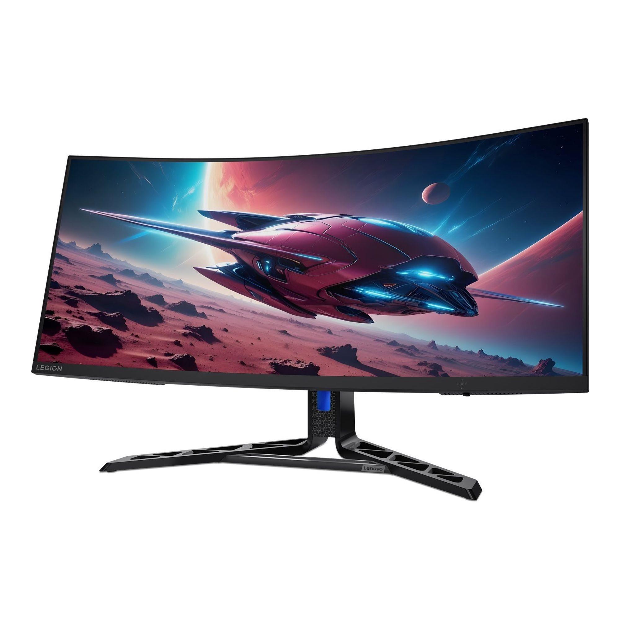 Monitor Lenovo 34" Legion R34w-30 (67C7GACBEU) VA UWQHD 180Hz 2xHDMI DP głośniki - obrazek 3