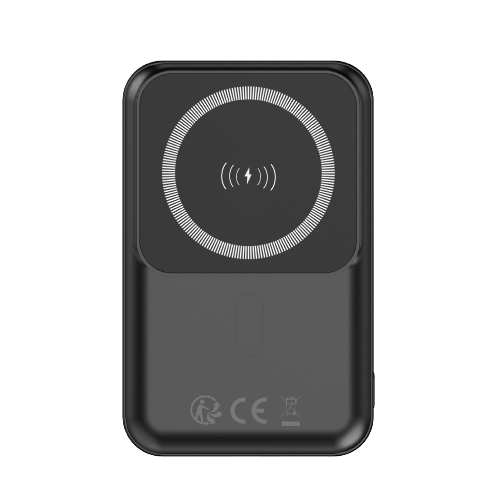 Forever power bank bezprzewodowy MATB-100 PD QC 22.5W 10000 mAh czarny magnetyczny - obrazek 3