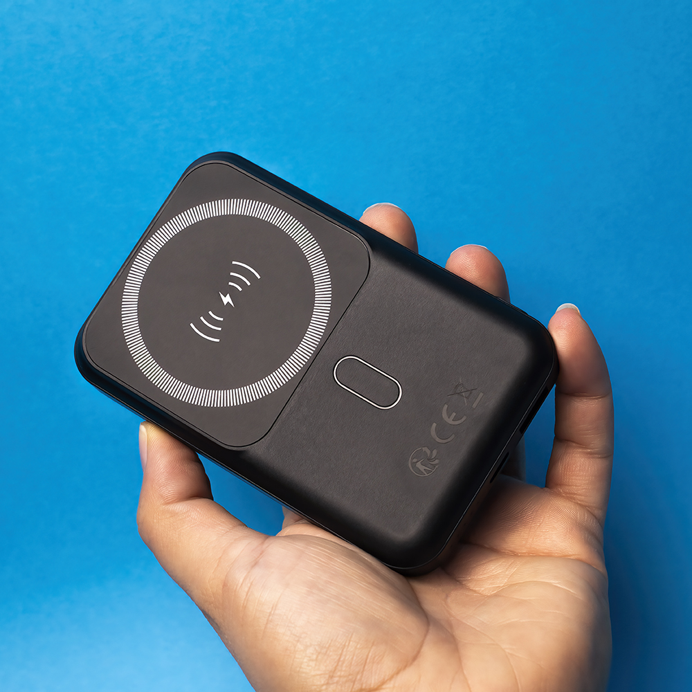 Forever power bank bezprzewodowy MATB-100 PD QC 22.5W 10000 mAh czarny magnetyczny - obrazek 6