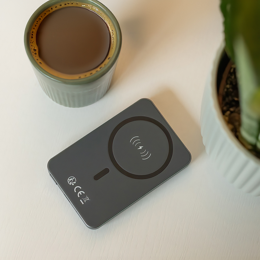 Forever power bank bezprzewodowy MATB-200 20W PD 5000 mAh magnetyczny czarny - obrazek 5