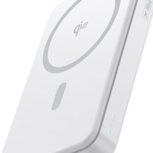 Baseus Powerbank magnetyczny Airpow Qi2 10000mAh 22.5W z kablem USB-C - USB-C biały