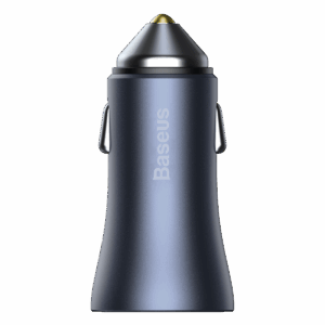 Baseus ładowarka samochodowa Golden Contactor Pro PD 40W 1x USB 1x USB-C szara