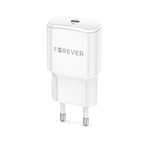 Forever ładowarka sieciowa PD QC TC-01-20C 1x USB-C 20W biała