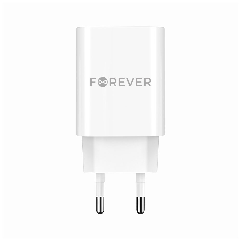 Forever ładowarka sieciowa PD QC TC-07-30AC 1x USB-C 1x USB 30W biała + kabel USB-C - USB-C 60W - obrazek 6