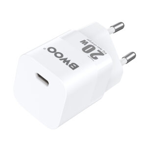 BWOO ładowarka sieciowa PD CDA155 USB-C 20W biała