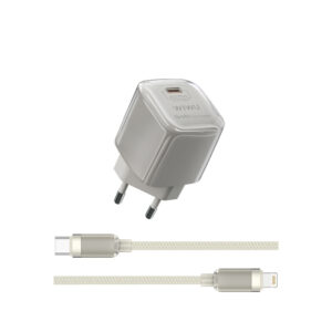 WIWU ładowarka Jello 20W GaN Charger Sets Wi-U016 C-L, EU Plug