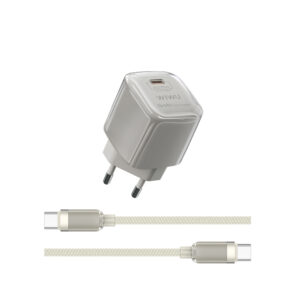 WIWU ładowarka Jello 20W GaN Charger Sets Wi-U016 C-C, EU Plug