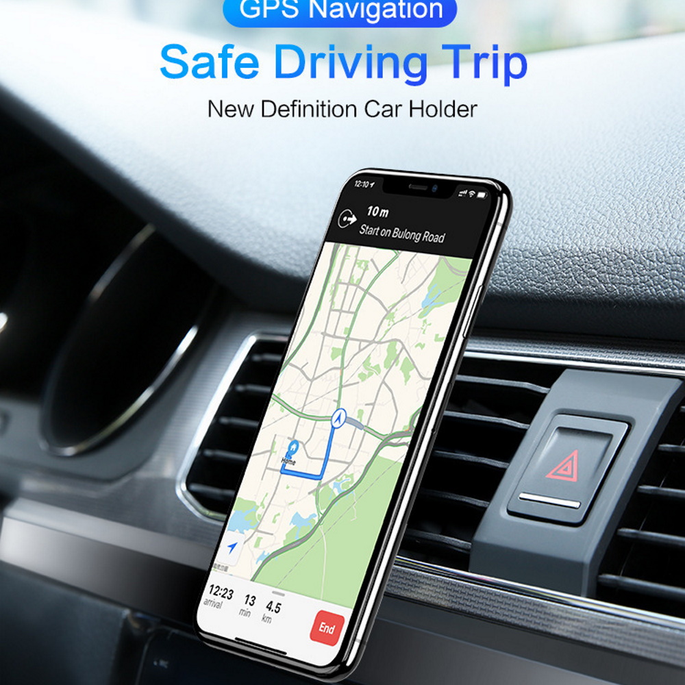 Maxlife uchwyt samochodowy do kratki MXCH-13 magnetyczny srebrny - obrazek 5