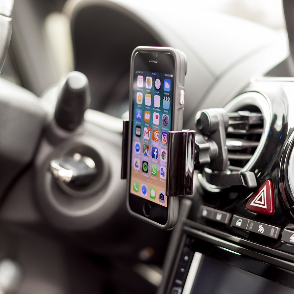 Forever uchwyt samochodowy do kratki AH-100 czarny - obrazek 4