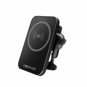 Forever uchwyt samochodowy do kratki MACH-100 magnetyczny z ładowaniem bezprzewodowym czarny 15W
