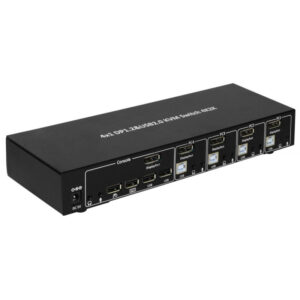 Przełącznik KVM 4x1 DisplayPort/USB 4K*30Hz z USB 2.0