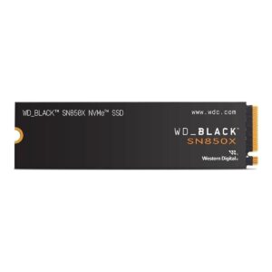 Dysk SSD WD Black SN850X 8TB M.2 2280 PCIe NVMe (7200/6600 MB/s) WDS800T2X0E