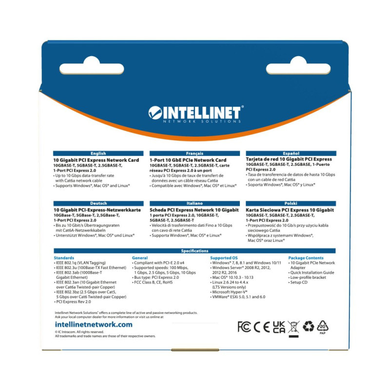Karta sieciowa PCI-Express, RJ45 10-Gigabit - obrazek 5