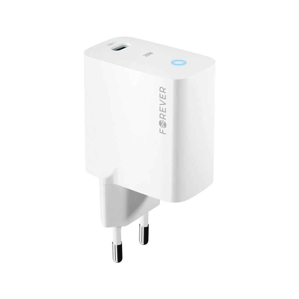 Forever ładowarka sieciowa PD QC TC-06-20C 1x USB-C 20W biała - obrazek 5