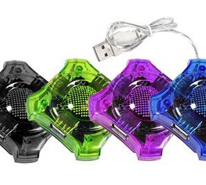 Hub USB 2.0 Esperanza 4 porty "Star" czarny