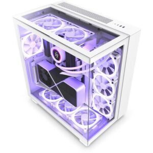 Obudowa NZXT H9 Elite RGB Midi Tower biała z oknem