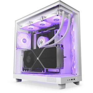 Obudowa NZXT H6 Flow RGB Midi Tower biała z oknem
