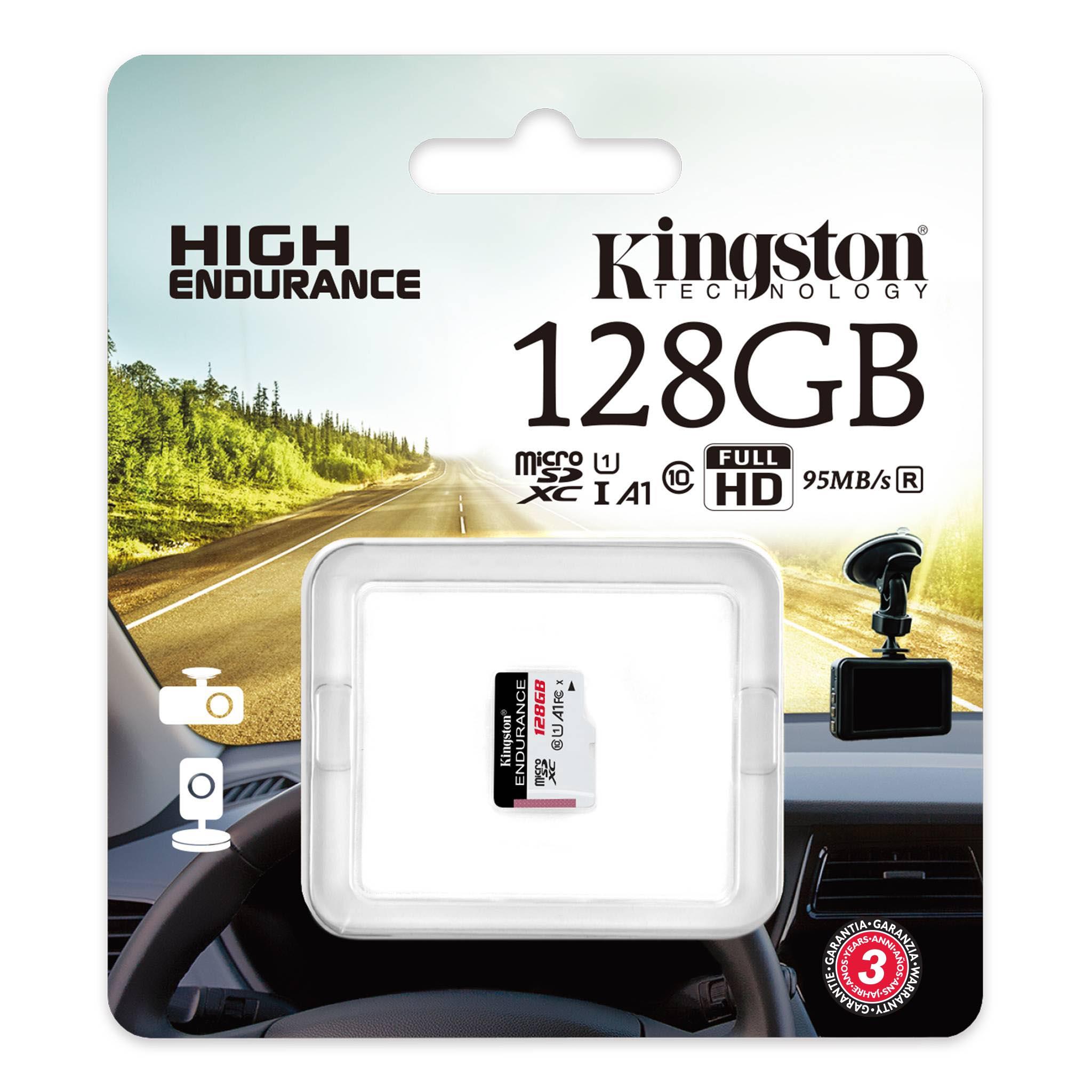 Karta pamięci Kingston microSD High-Endurance 128GB Class 10 UHS-I U1 - obrazek 3