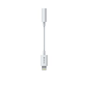 Devia adapter przejściówka EC090 jack 3,5mm - Lightning biały