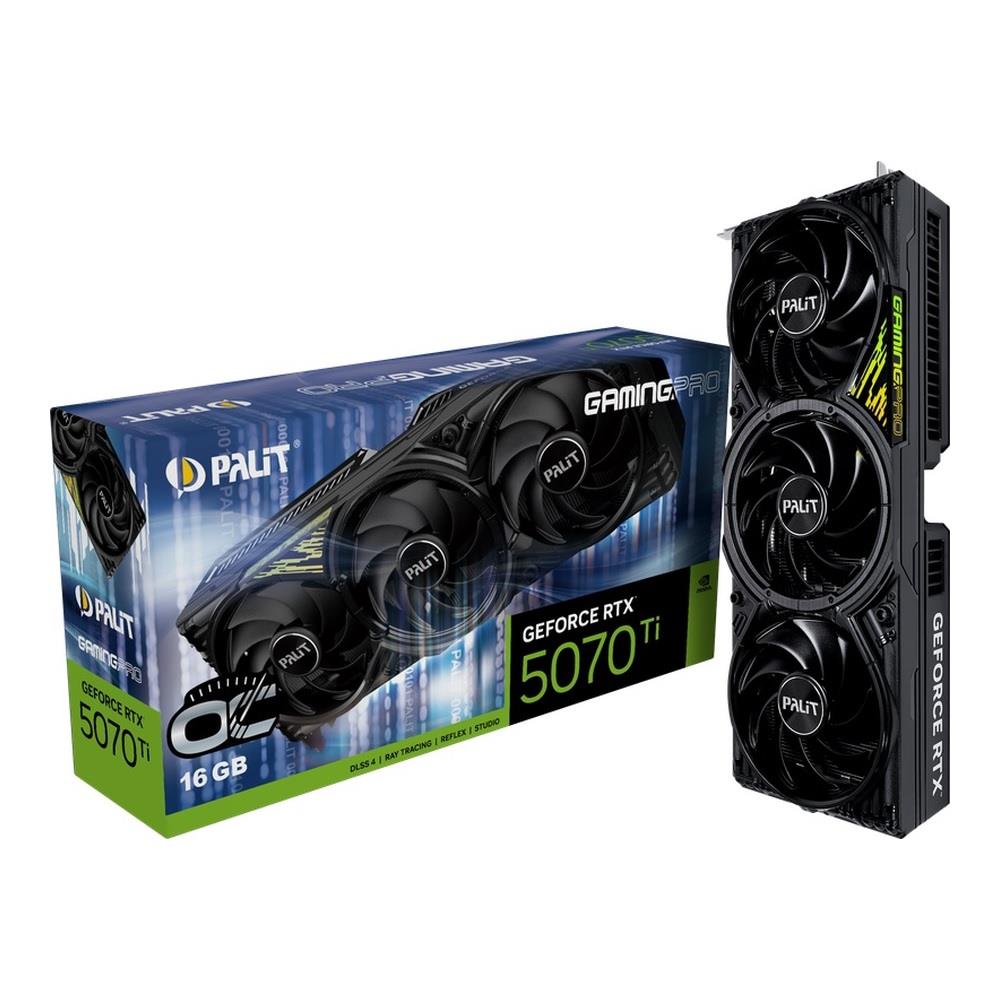 Karta VGA Palit GeForce RTX 5070 Ti GamingPro OC V1 16GB GDDR7 256bit HDMI+3DP PCIe5.0 - obrazek 8